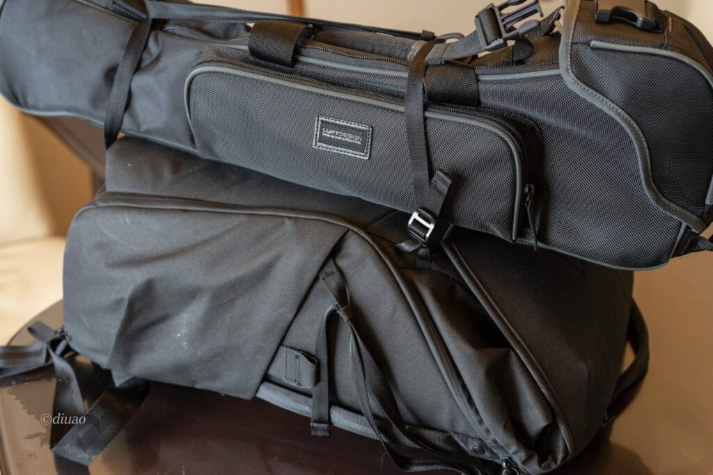 ハクバの三脚ケースHTC-T600をPeakdesignのeverydaybackpack30lに取り付ける