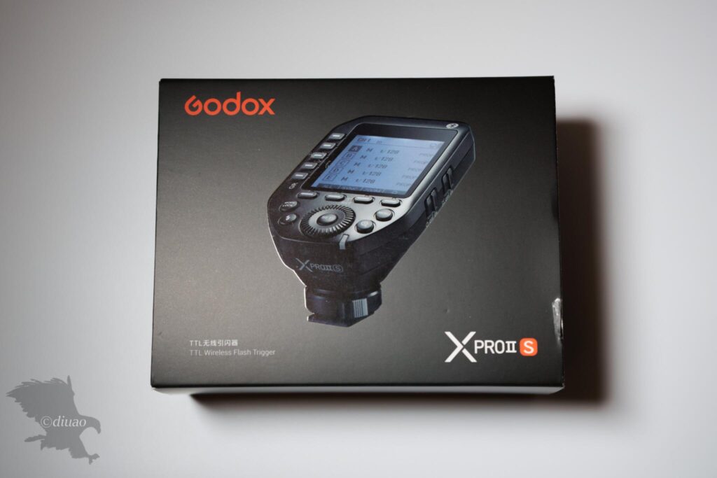 GodoxのワイヤレスフラッシュトリガーXpro2-sの外箱