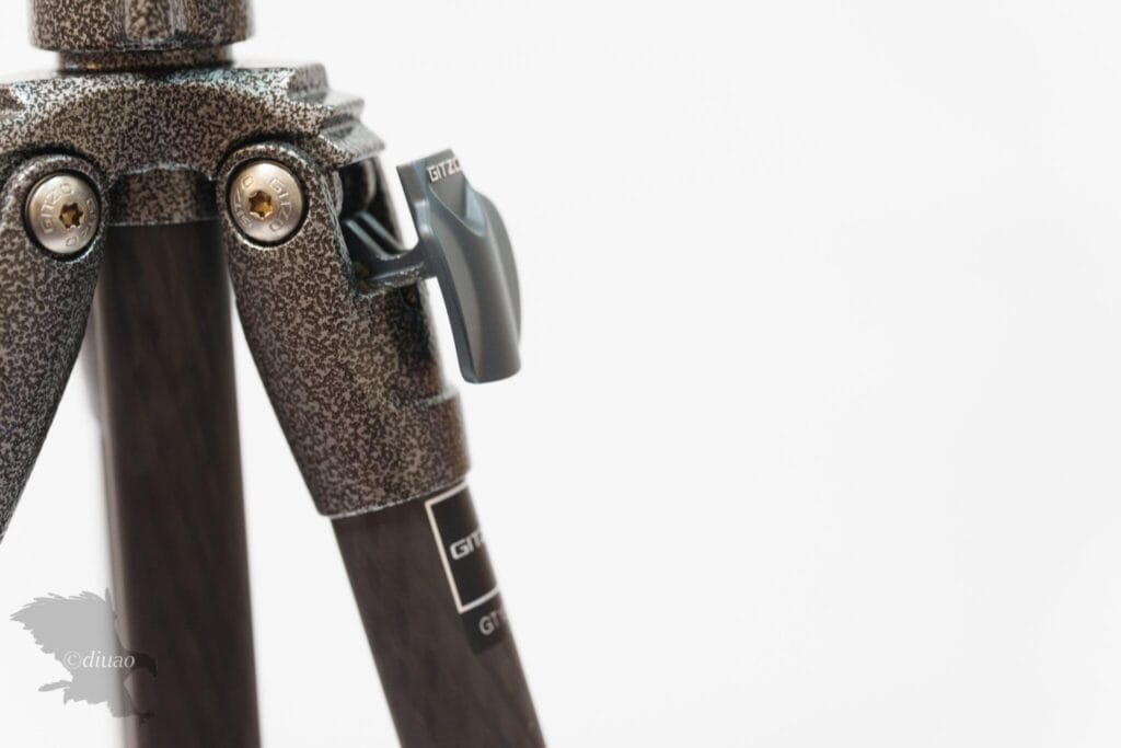 Gitzoの三脚GT1542の開脚角度セレクター