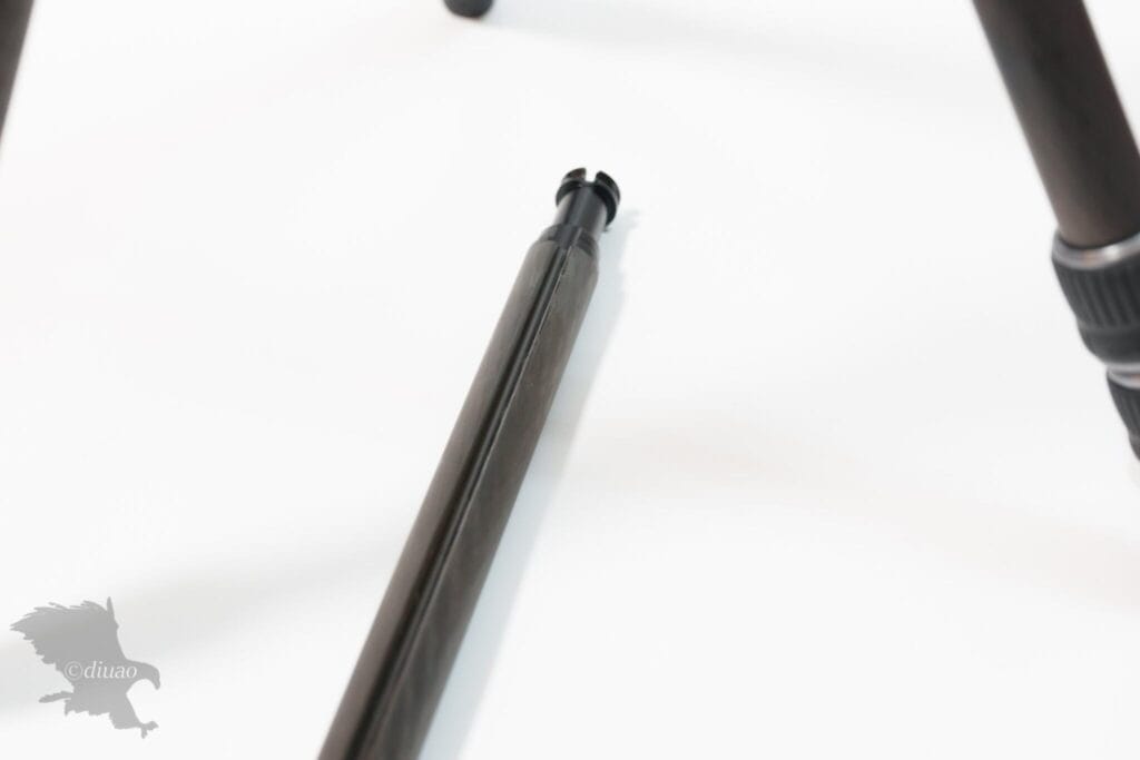 Gitzoの三脚GT1542のセンターポールの溝