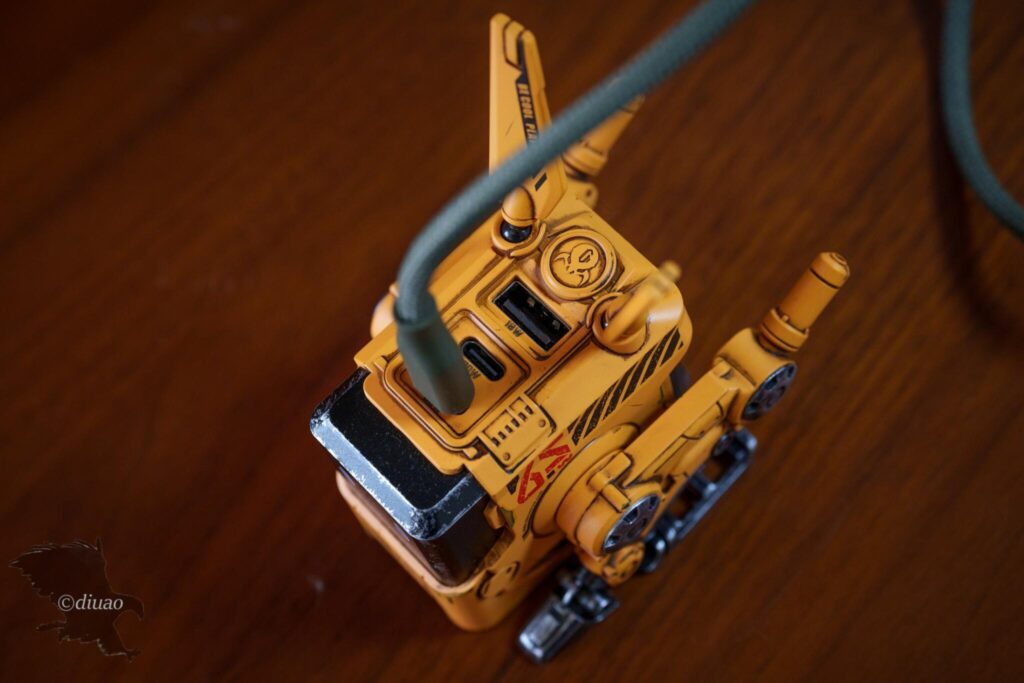 GravaStar ALPHA65の上部
